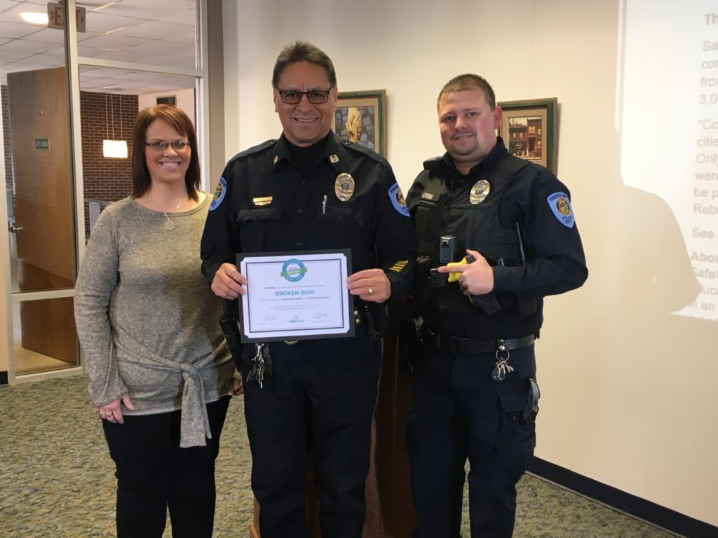 Broken Bow Recognized as No. Five “Safe City” in Nebraska Sandhills