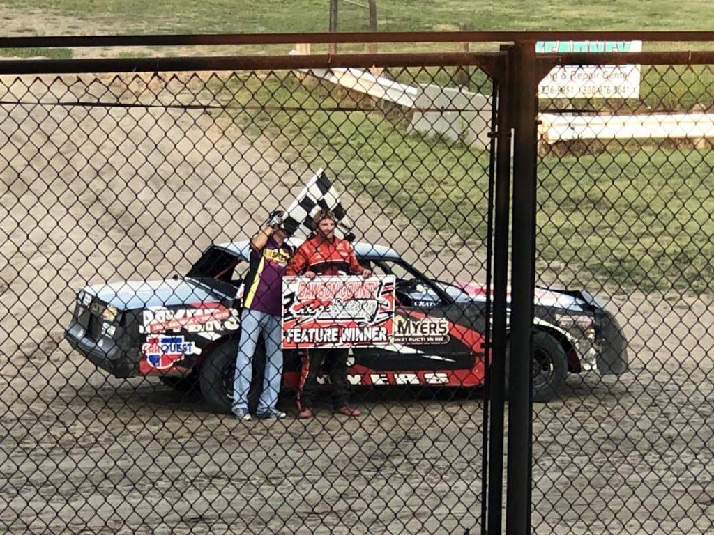 Myers Claims First Win at Dawson County Raceway Sandhills Express