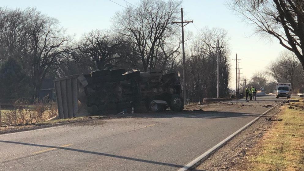 Woman dead in crash involving dump truck and car near Elkhorn River