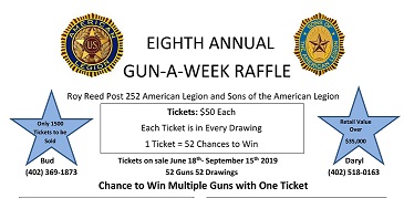 Winside Legion Picnic Scheduled For Sunday, Gun-A-Week Raffle Tickets ...