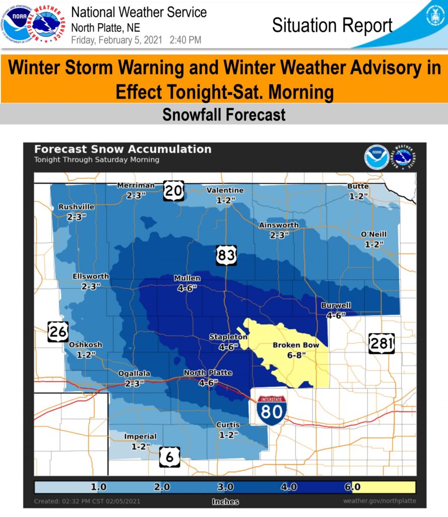Winter storm warning in effect from 10 pm Friday to 9 am Saturday
