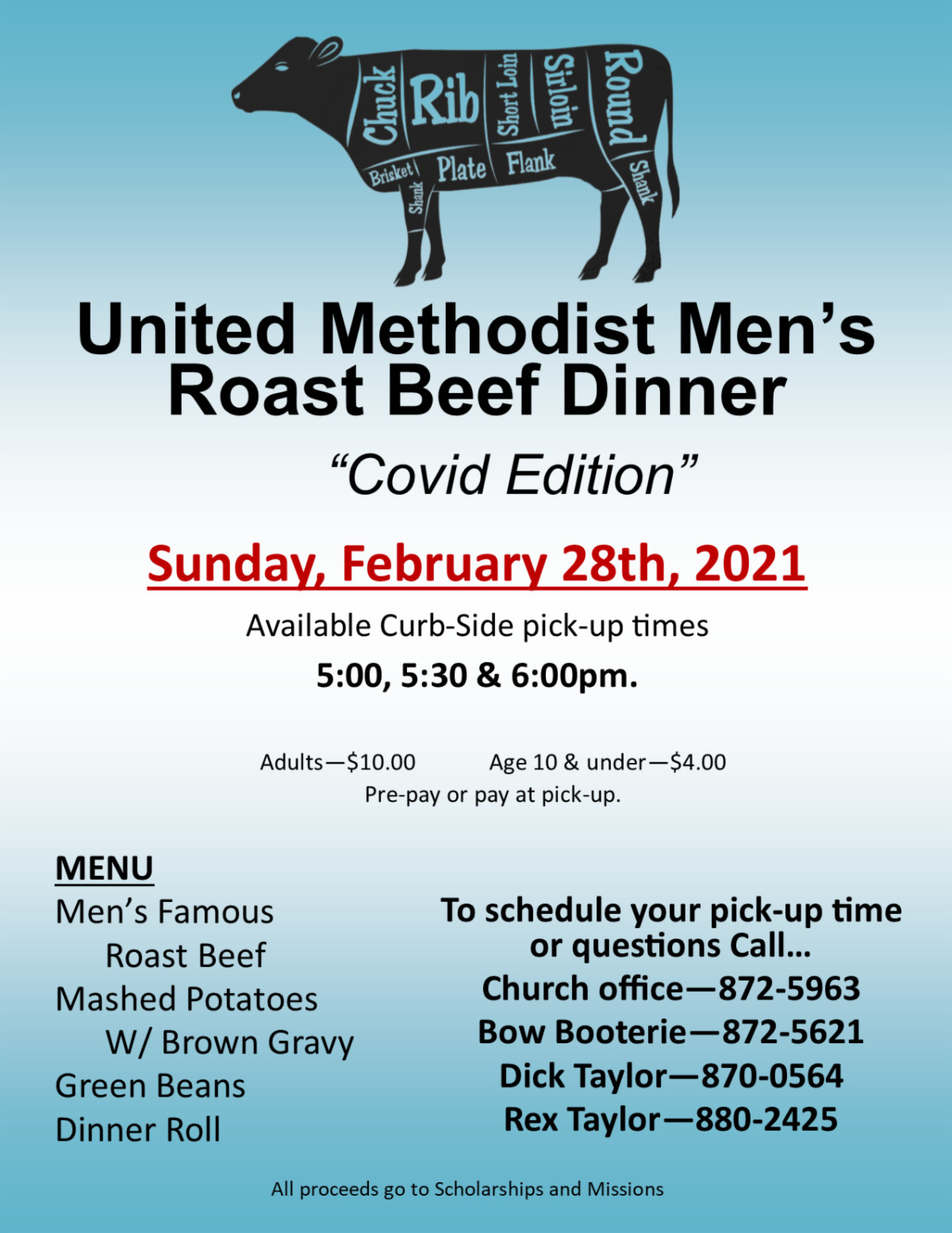 Umc Mens Roast Beef Dinner February 28 Sandhills Express 