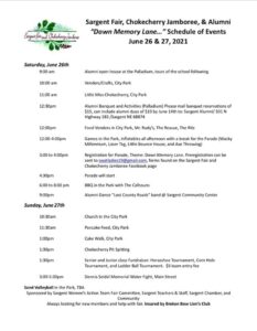 Head Down Memory Lane during the Sargent Fair, Chokecherry Jamboree, & Alumni Weekend