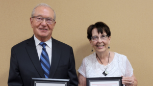 McCaslin, Girardin Recognized As Broken Bow Distinguished Alumni During All-Alumni Weekend