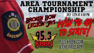 Broken Bow Juniors Play for Area Tournament Title Tonight on KBBN
