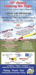 30th Annual Callaway Kite Flight September 4-5