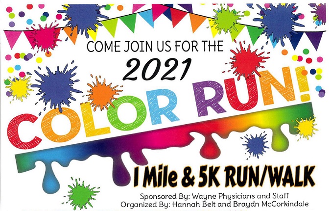 Color Run To Feature One Mile Or 5K Run/Walk August 14 | WDN – Wayne ...