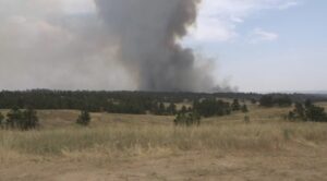 Firefighters from Custer County Assist with Hackberry Fire