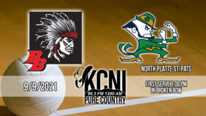 Local Sports Calendar 9/9 - Broken Bow Volleyball vs North Platte St. Pat's on KCNI