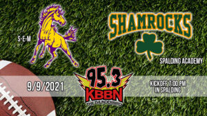 SEM vs Spalding Academy - Six Man Football Tonight on KBBN