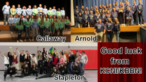 Arnold, Callaway, Stapleton Qualify For State Play Production Championships