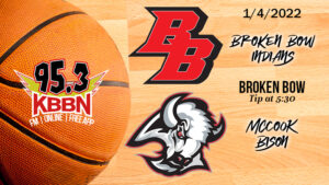 Local Sports Calendar 1/4 - Broken Bow Basketball vs McCook on KBBN