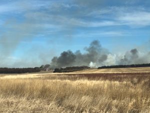 Dry Weather Fuels Fire Near Weissert; 2000+ Acres Burned