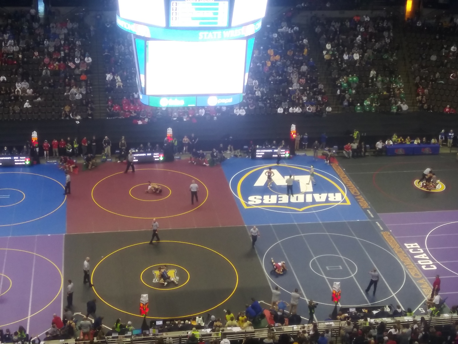 Wells, Zutavern ,and Paxton, Win Gold at NSAA State Wrestling Championships /Mullen Team Runner