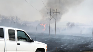 Photos: Homes And Hog Barn Threatened During Thursday Night Fire Near Callaway