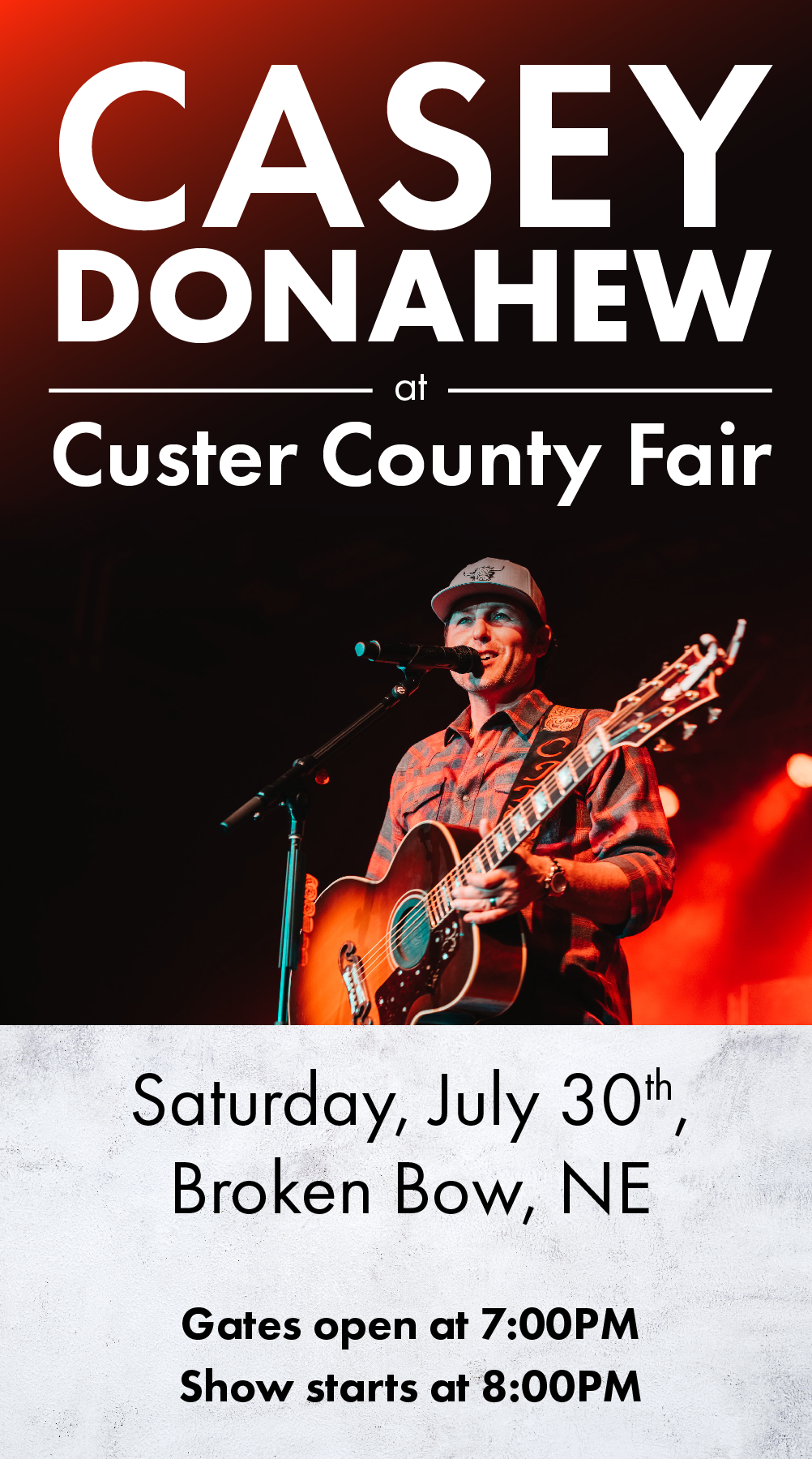 Casey Donahew To Headline Custer County Fair Concert Sandhills Express