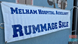 Melham Auxiliary Rummage Sales Begin Today! Sale Days Tues. & Wed. 8-6, Thur. 8-1