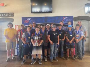 NEBRASKA ONE BOX ROCK CRUSHERS REPEAT AS NATIONAL CHAMPIONS AT THE 2022 USAYESS JUNIOR CLAY TARGET CHAMPIONSHIPS IN SAN ANTONIO, TEXAS.