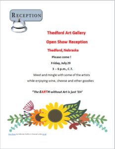 Thedford Art Gallery to Host Reception for Open Show Exhibit