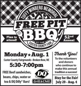 52nd Annual Tuffy Winberg Memorial Free Pit BBQ Just Around the Corner