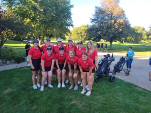 Broken Bow Girls Golf Wins Holdrege Quad