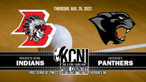 Broken Bow Volleyball Begins Season at Hershey - Match on KCNI