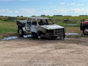 Anselmo Fire Responds to Vehicle Fire