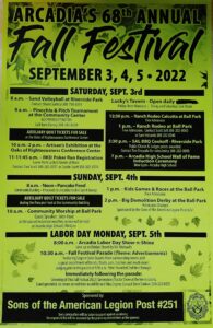 Arcadia's Fall Festival Returns for 68th Year
