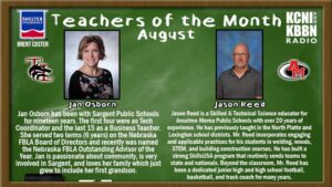 August Teachers of the Month