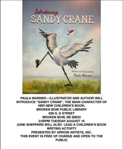 Arrow Artists to Welcome Burwell Children's Book Author to Library