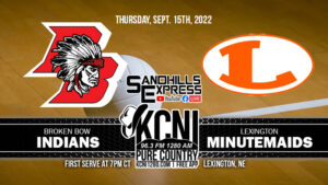 Broken Bow Volleyball vs Lexington on KCNI