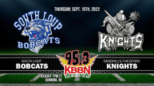 Area Football on KBBN Tonight - South Loup vs Sandhills/Thedford