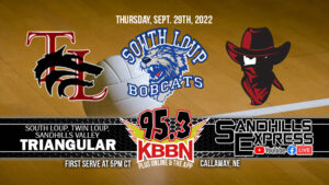 High School Volleyball on KBBN - South Loup Triangular