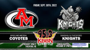 Area High School Football - Sandhills/Thedford vs Anselmo-Merna on KBBN