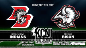 Broken Bow Travels to McCook to Face the Bison on KCNI