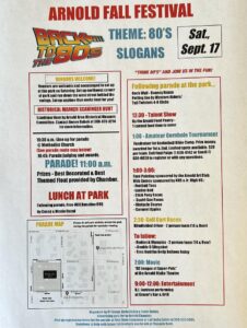 Arnold Fall Festival is Taking it Back to the 80s!