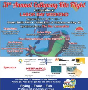 31st Callaway Kite Flight Takes Off September 3