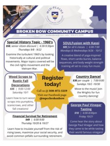 Fall Classes at MPCC Offer Learning for All