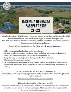 2023 Nebraska Passport Program Now Accepting Applications