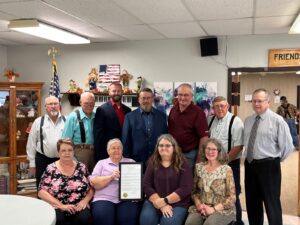 Prairie Pioneer Center Recognized by Mayor Sonnichsen