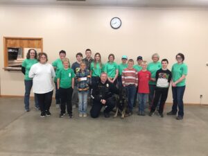 BB Police Department K9 Unit Receives Donation from Dog Gone Fun 4H Club