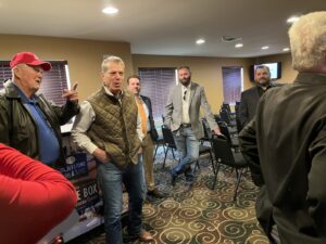 Gubernatorial Candidate Pillen Stops in Bow