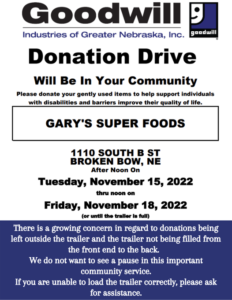 Goodwill Donation Drive Trailer to Return to Bow