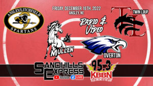 Local Sports Calendar 12/16 - Ansley/Litchfied Wrestling Quad Changed to Triangular on KBBN / Video Stream