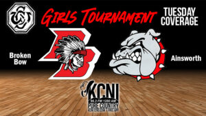 Southwest Conference Basketball Quarterfinals Today - Broken Bow Girls vs Ainsworth on KCNI