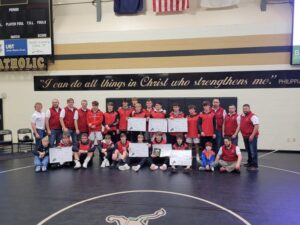 Broken Bow Wrestling Team Wins Title at Aquinas Invite
