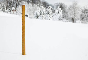 Snow totals vary greatly across the area