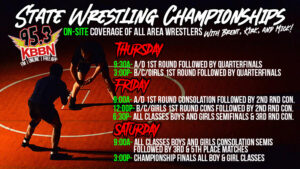 NSAA State Wrestling Championships Begin Today at CHI Health Center in Omaha / Coverage on KBBN