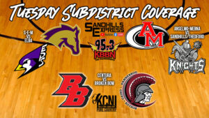 Boys Basketball Sub Districts - Broken Bow vs Centura on KCNI / D2-8 Sub on KBBN and Video Stream