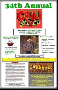 34th annual Arnold Chili Cook-Off scheduled for Saturday